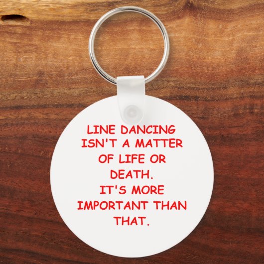 line dancing schlüsselanhänger (Vorderseite)