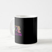 Line Dancing Tance Gefärbte Krawatte Peace Liebe L Kaffeetasse (Vorderseite Links)