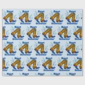 Line Dancing Western Cowboy Boots Boot Scootin' Geschenkpapier (Flach)