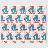 Line Dancing Western Cowboy Boots Boot Scootin' Geschenkpapier (Flach)