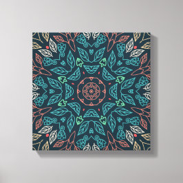 Line Drawing Colorful Abstract Calm Home Wall Art Leinwanddruck