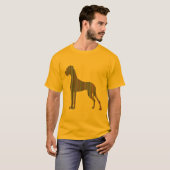 Line Great Dane T-Shirt (Vorne ganz)