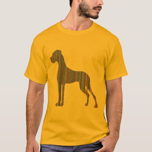 Line Great Dane T-Shirt (Vorderseite)
