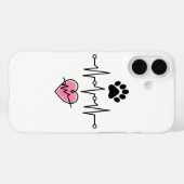 Line Heart Pays Liebhaber Case-Mate iPhone Hülle (Rückseite (Horizontal))