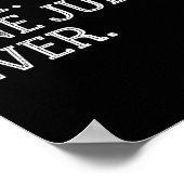 Line Judge Ever Funny Volleyball Ideas Poster (Ecke)