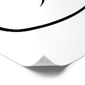 Line Lady Poster (Ecke)