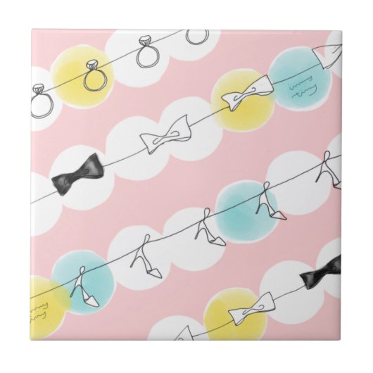 Line Line Ribbon Shoes Fliese (Vorderseite)