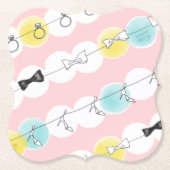 Line Line Ribbon Shoes! Untersetzer (Vorderseite)