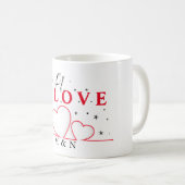 Line of Hearts Light of Love Kaffeetasse (VorderseiteRechts)