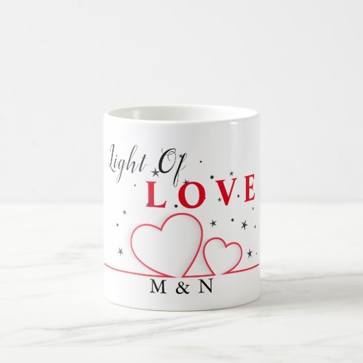 Line of Hearts Light of Love Kaffeetasse (Mittel)