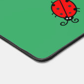 Line of Lady Bugs Design Desk Mat Schreibtischunterlage (Ecke)