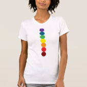 line of rainbow circle chakra T-Shirt (Vorderseite)