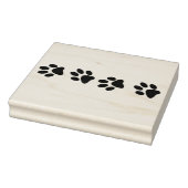 Line of solid Cat Paw prints Gummistempel (Stempel)