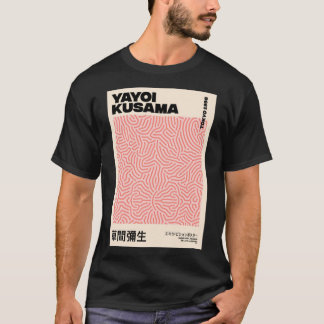 Line Pink Yayoi Kusama Klassischer T - Shirt