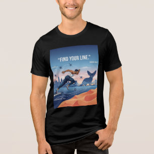 Line suchen - NYC Urban Cache 2025 Tri-Blend Shirt