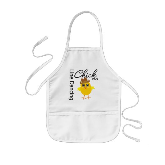 Line Tancing Chick Kinderschürze (Vorne)