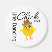 Line Tancing Chick Magnet (Vorne)
