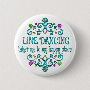 Line Tancing Happy Place Button