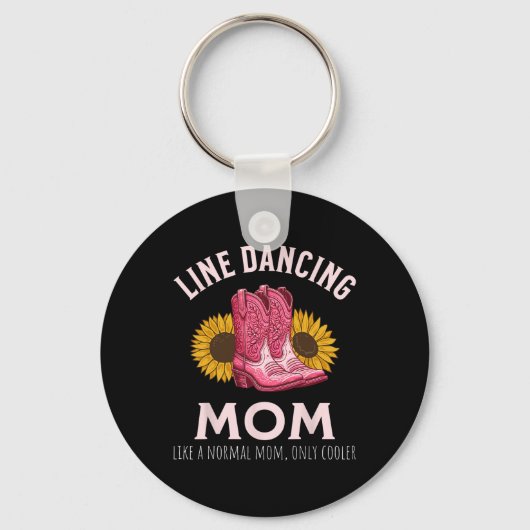 Line Tancing Mama Muttertag Western Schlüsselanhänger (Vorderseite)