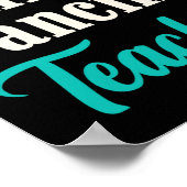 Line Tancing Teacher Poster (Ecke)