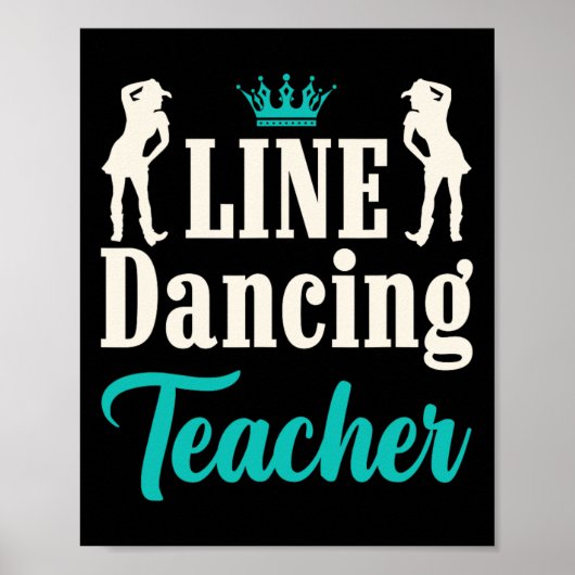 Line Tancing Teacher Poster (Vorne)