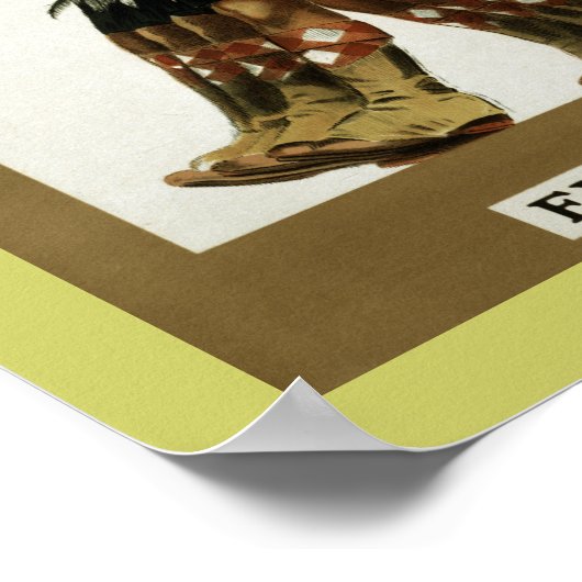 Line Up Boys (Grenze) Poster (Ecke)