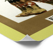 Line Up Boys (Leinwand) Poster (Ecke)