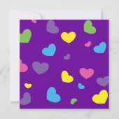 Line-Up der 80er Jahre Einladung (Rückseite)