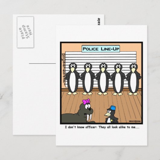 Line-up Postkarte (Vorne/Hinten)