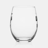 Line Wife Electric Worker Lineman Weinglas Ohne Stiel (Links)