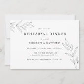 Line Zeichnend Folage Leaf Probe Dinner (Vorderseite)