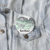 Line Zeichnend Rocks Mountains Rock Climber Button (Beispiel)
