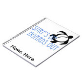 LineA Brandung herauf Bretter heraus Notizblock (Linke Seite)