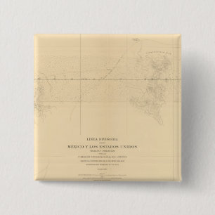 Linea Divisoria Entre Mexico 3 Button