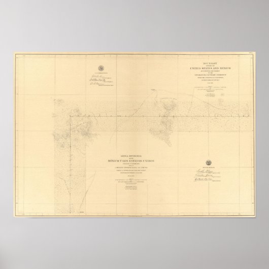 Linea Divisoria Entre Mexico 3 Poster (Vorne)