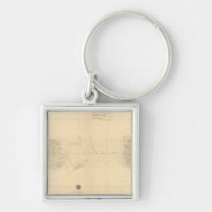 Linea Divisoria Entre Mexico 5 Schlüsselanhänger