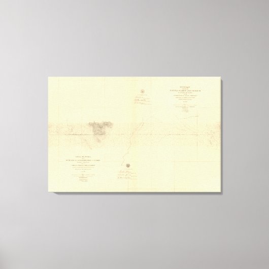 Linea Divisoria Entre Mexico 7 Leinwanddruck (Vorderseite)