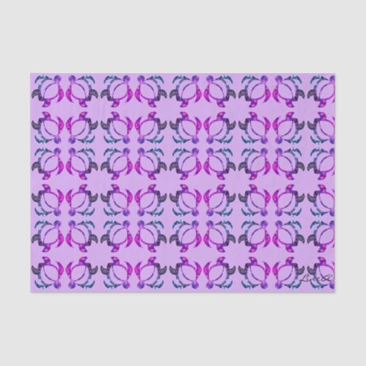 LineA Dunst Honu Seidenpapier (Vorderseite)