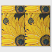 LineA Sonnenblumen Geschenkpapier (Flach)
