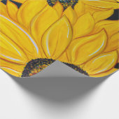 LineA Sonnenblumen Geschenkpapier (Ecke)