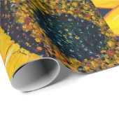 LineA Sonnenblumen Geschenkpapier (Rolleneckpunkt)