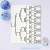 Lineage-Datenblatt Genealogie Flyer (Einzeln)