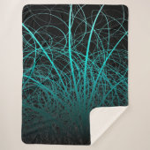 Linear Abstrakt2 Cool - Sherpa-Blanket Sherpadecke (Vorderseite)