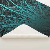 Linear Abstrakt2 Cool - Sherpa-Blanket Sherpadecke (3/4)