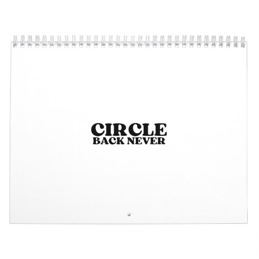 Linear Architecture | Circle Back Never Visual  Kalender (Titelbild)