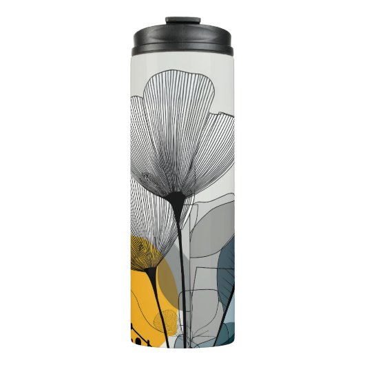 Linear Bloom Thermal Tumbler Thermosbecher (Vorderseite)