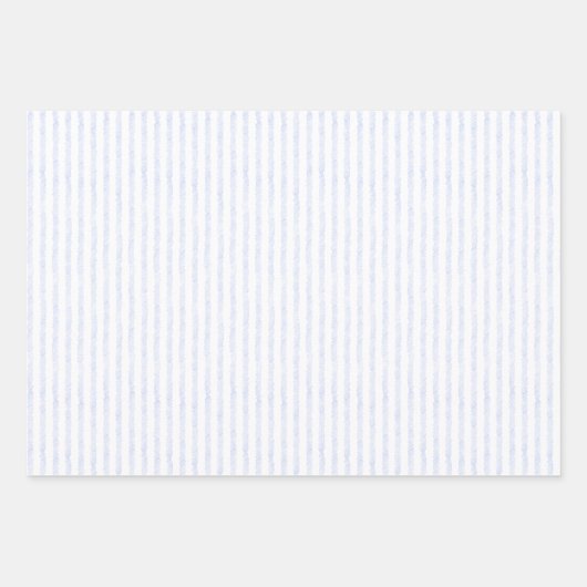 Linear Blue Lines And Stripes Pattern Papers Geschenkpapier Set (Vorderseite 2)
