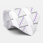 Linear denken (lineare Regressionsstatistik) Krawatte (Gerollt)