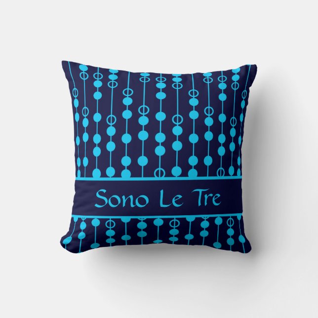 Linear Dot #3 @ SonoLeTre mit Monogramm Kissen (Vorderseite)