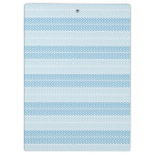 Linear Focus Blue Tones Klemmbrett (Rückseite)